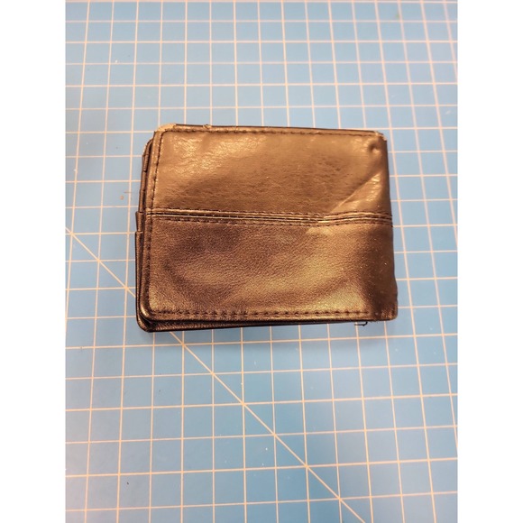 London Fog Wallet Mens Bifold Black Leather Credit Card ID Billfold Pocket - Picture 4 of 7